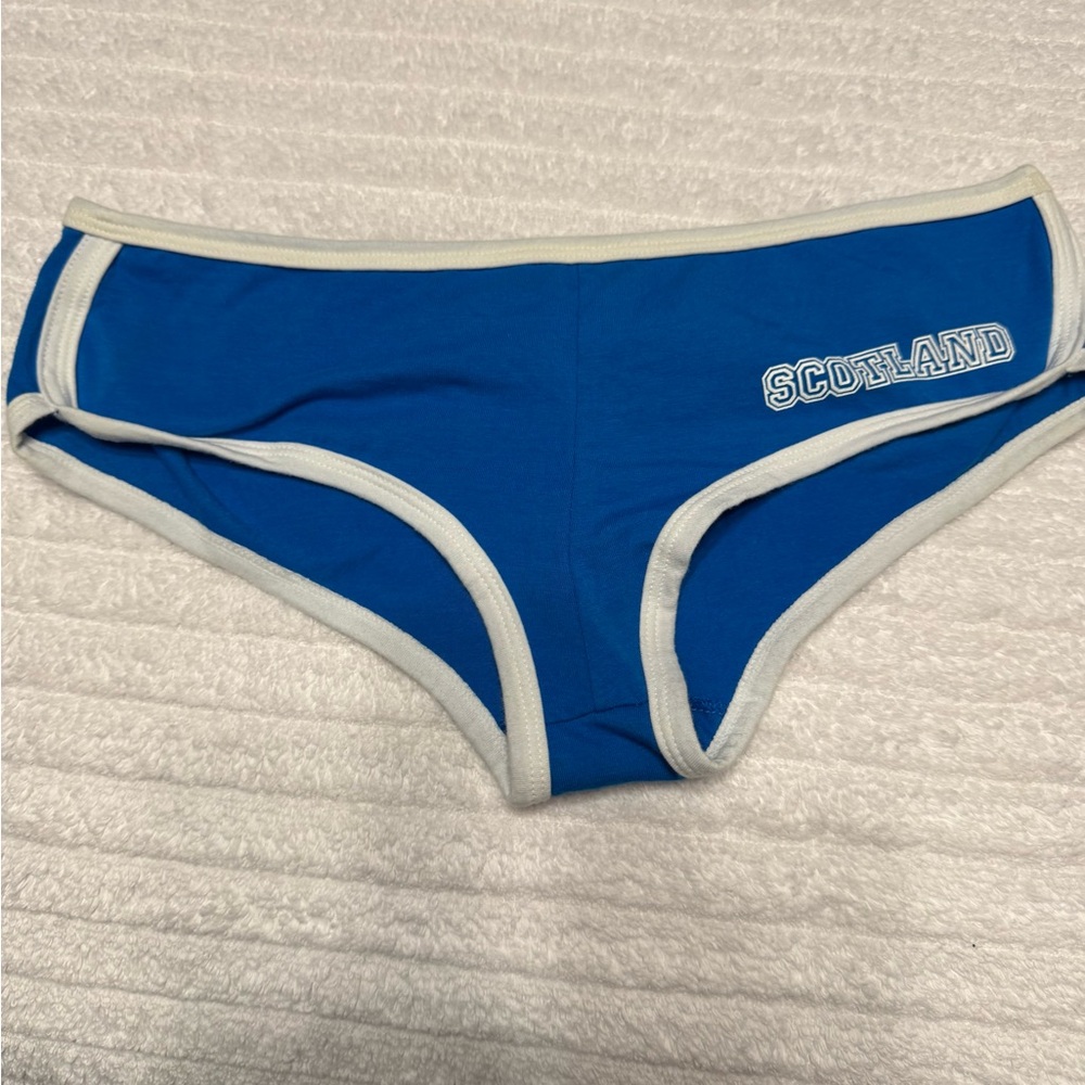 Blue and White Scotland Briefs